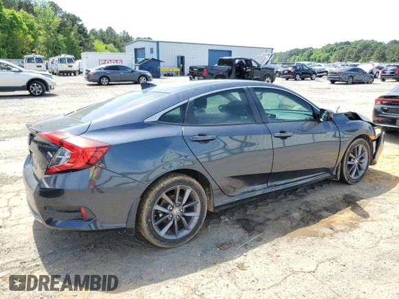 2020 Honda Civic EX-L z VIN 19XFC1F73LE017348, wystawiony jako Copart lot #52492255 z przebiegiem Nie podano mil oraz Szkoda całkowita • Salvage title. Historia ofert i sprzedaży dostępna na DreamBid. Obrazek 3.