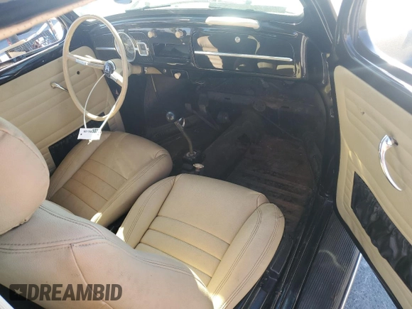 1963 Volkswagen Beetle with VIN 5020781, listed as a Copart auction lot 68491334 with 36,482 mi miles and Salvage Title. Bid and sale history available at DreamBid. Image 8.