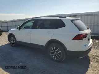 2021 Volkswagen Tiguan S with VIN 3VV1B7AX5MM031994, listed as a Copart auction lot 55471875 with 105,268 mi miles and Clean Title. Bid and sale history available at DreamBid. Image 2.