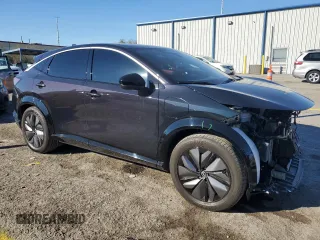 2024 Nissan ARIYA Evolve+ z VIN JN1BF0BA6RM430640, wystawiony jako Copart lot #45597235 z przebiegiem 18 565 mil mil oraz Szkoda całkowita • Salvage title. Historia ofert i sprzedaży dostępna na DreamBid. Obrazek 4.