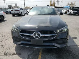 2022 Mercedes-Benz C 300 with VIN W1KAF4GB9NR009841, listed as a Copart auction lot 58415085 with 26,465 mi miles and Salvage title. Bid and sale history available at DreamBid. Image 5.