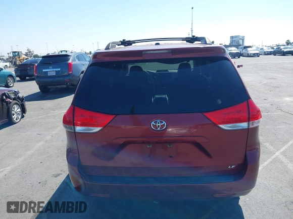 2012 Toyota Sienna LE AAS with VIN 5TDKK3DC6CS234136, listed as a IAAI auction lot 42064491 with 103,925 mi miles. Bid and sale history available at carsss.com. Image 16.