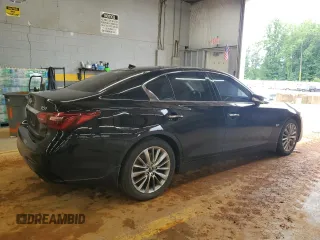 2020 Infiniti Q50 Luxe z VIN JN1EV7AR9LM252570, wystawiony jako Copart lot #58611975 z przebiegiem 148 107 mil mil oraz Czysty tytuł • Clean title. Historia ofert i sprzedaży dostępna na DreamBid. Obrazek 3.