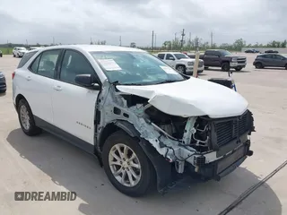 2019 Chevrolet Equinox LS z VIN 2GNAXHEV6K6169637, wystawiony jako IAAI lot #41921995 z przebiegiem 75 952 mil mil oraz . Historia ofert i sprzedaży dostępna na DreamBid. Obrazek 1.