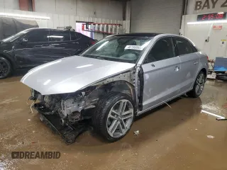 2017 Audi A3 Sedan Premium Plus with VIN WAUJ8GFF7H1031816, listed as a Copart auction lot 48186065 with 39,692 mi miles and Salvage Title. Bid and sale history available at carsss.com. Image 1.