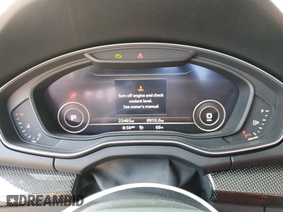 2019 Audi SQ5 Premium Plus with VIN WA1B4AFY1K2015849, listed as a Copart auction lot 52017083 with 25,465 mi miles. Bid and sale history available at carsss.com. Image 9.