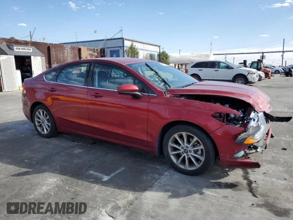 2017 Ford Fusion SE with VIN 3FA6P0H72HR408024, listed as a Copart auction lot 47261235 with 73,595 mi miles and Salvage Title. Bid and sale history available at carsss.com. Image 4.