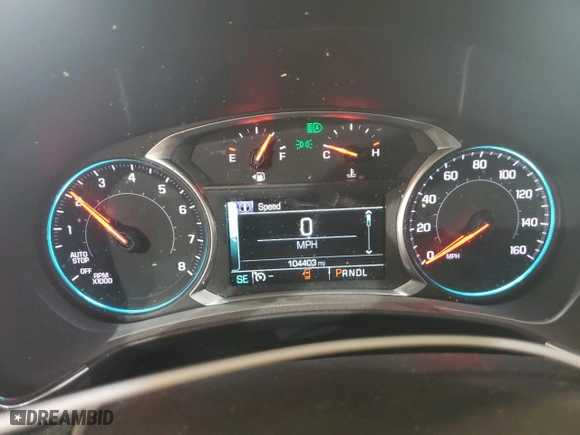 2018 Chevrolet Equinox Premier with VIN 3GNAXWEX1JS631219, listed as a Copart auction lot 50366685 with 104,403 mi miles and Salvage Title. Bid and sale history available at carsss.com. Image 9.