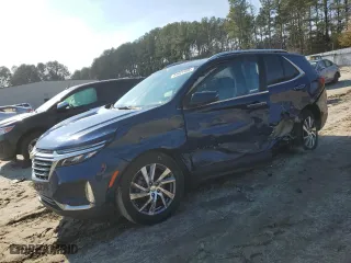 2022 Chevrolet Equinox Premier with VIN 3GNAXNEV1NS211989, listed as a Copart auction lot 44421405 with 26,358 mi miles and Salvage Title. Bid and sale history available at carsss.com. Image 1.