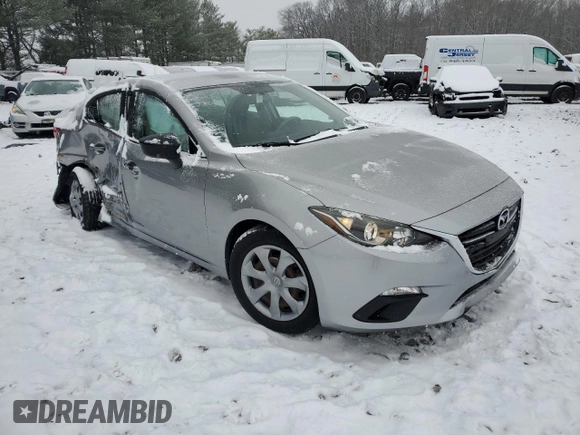 2015 Mazda 3 i SV with VIN JM1BM1T75F1247402, listed as a Copart auction lot 86841394 with 30,452 mi miles and Salvage Title. Bid and sale history available at DreamBid. Image 4.