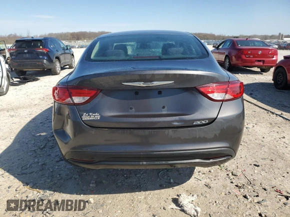 2015 Chrysler 200 LX z VIN 1C3CCCFBXFN610082, wystawiony jako Copart lot #53968855 z przebiegiem 116 395 mil mil oraz Czysty tytuł • Clean title. Historia ofert i sprzedaży dostępna na DreamBid. Obrazek 6.