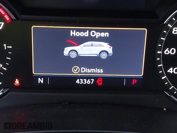 2019 Cadillac XT4 FWD Premium Luxury with VIN 1GYFZCR46KF149823, listed as a IAAI auction lot 41712807 with 43,367 mi miles. Bid and sale history available at carsss.com. Image 15.