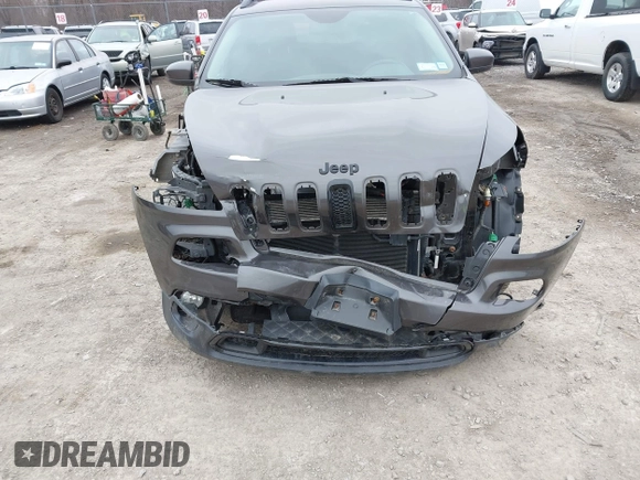 2016 Jeep Cherokee 75th Anniversary with VIN 1C4PJMCB0GW156076, listed as a IAAI auction lot 41946760 with 105,571 mi miles. Bid and sale history available at carsss.com. Image 6.