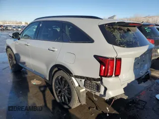 2023 Kia Sorento X-Line SX Prestige with VIN 5XYRKDLF5PG225771, listed as a Copart auction lot 87637815 with 10,909 mi miles and Salvage Title. Bid and sale history available at DreamBid. Image 2.