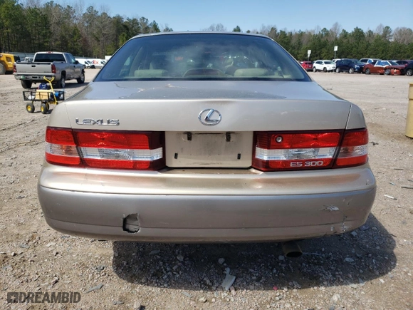 2001 Lexus ES 300 with VIN JT8BF28G615110199, listed as a Copart auction lot 50513465 with 206,481 mi miles and Salvage Title. Bid and sale history available at carsss.com. Image 6.