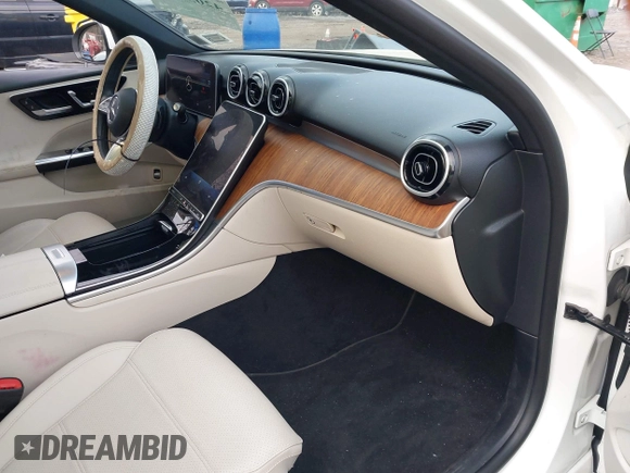 2023 Mercedes-Benz C 300 with VIN W1KAF4HB0PR099804, listed as a IAAI auction lot 42030429 with 35,588 mi miles and . Bid and sale history available at DreamBid. Image 5.