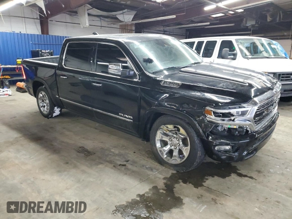 2020 Ram 1500 Limited with VIN 1C6SRFHT4LN388901, listed as a Copart auction lot 45410985 with 69,203 mi miles and Salvage Title. Bid and sale history available at carsss.com. Image 4.