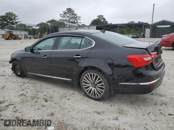 2016 Kia Cadenza Premium with VIN KNALN4D74G5207062, listed as a Copart auction lot 71588154 with 105,234 mi miles and Salvage Title. Bid and sale history available at carsss.com. Image 2.