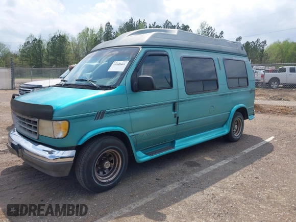 1994 Ford Econoline Cargo with VIN 1FDEE14H3RHA88596, listed as a IAAI auction lot 41948461 with 188,321 mi miles and . Bid and sale history available at DreamBid. Image 2.