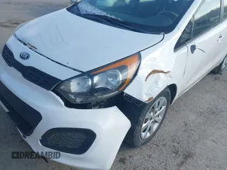 2013 Kia Rio LX with VIN KNADM5A34D6225646, listed as a IAAI auction lot 41564387 with 239,473 mi miles. Bid and sale history available at carsss.com. Image 12.