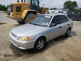 2002 Hyundai Accent GL with VIN KMHCG45C82U303831, listed as a Copart auction lot 72812574 with 126,237 mi miles and Salvage Title. Bid and sale history available at carsss.com. Image 1.