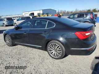 2015 Kia Cadenza Premium with VIN KNALN4D78F5182021, listed as a Copart auction lot 82618144 with 130,251 mi miles and Salvage Title. Bid and sale history available at carsss.com. Image 2.