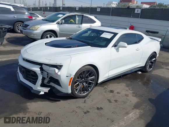 2023 Chevrolet Camaro ZL1 with VIN 1G1FK1R62P0139261, listed as a IAAI auction lot 41677195 with 4,161 mi miles and . Bid and sale history available at DreamBid. Image 17.