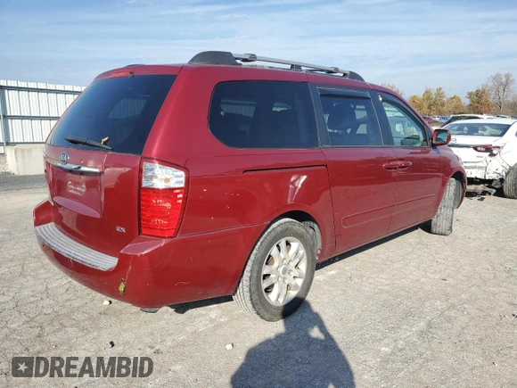 2007 Kia Sedona EX with VIN KNDMB233576113527, listed as a Copart auction lot 78349614 with 183,988 mi miles and Clean Title. Bid and sale history available at carsss.com. Image 3.
