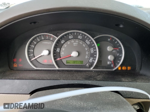 2007 Kia Sorento LX with VIN KNDJD736975752035, listed as a Copart auction lot 43319085 with 137,170 mi miles and Salvage title. Bid and sale history available at DreamBid. Image 9.