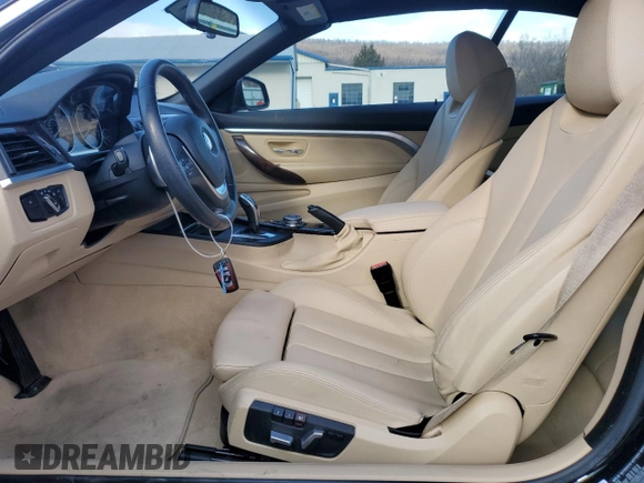 2016 BMW 4 Series 428i xDrive with VIN WBA3T1C58GP822612, listed as a Copart auction lot 87142454 with 85,437 mi miles and Salvage title. Bid and sale history available at DreamBid. Image 7.