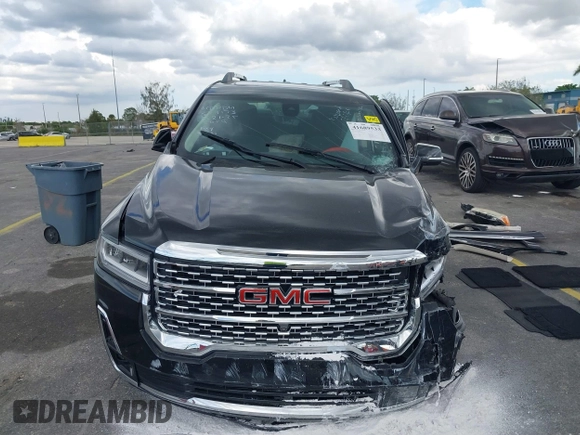 2022 GMC Acadia Denali with VIN 1GKKNPLS2NZ145029, listed as a IAAI auction lot 41689533 with 20,097 mi miles. Bid and sale history available at carsss.com. Image 13.