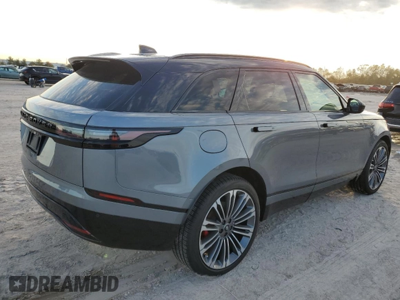 2024 Land Rover Range Rover Velar Dynamic SE with VIN SALYL2EX9RA374411, listed as a Copart auction lot 84214554 with 8,090 mi miles and Non repairable. Bid and sale history available at DreamBid. Image 3.