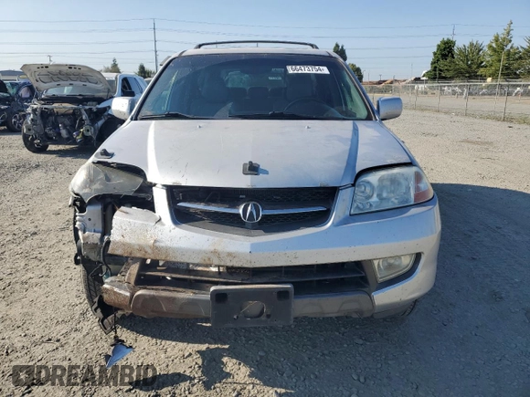 2003 Acura MDX Touring Pkg RES with VIN 2HNYD18763H520311, listed as a Copart auction lot 66473754 with 153,001 mi miles and Salvage Title. Bid and sale history available at carsss.com. Image 5.