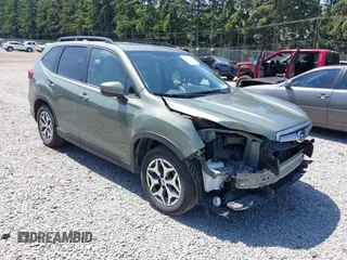 2021 Subaru Forester Premium with VIN JF2SKAFC5MH550118, listed as a IAAI auction lot 42427536 with 31,469 mi miles and . Bid and sale history available at DreamBid. Image 1.