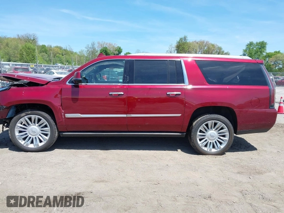2018 Cadillac Escalade ESV Platinum z VIN 1GYS4KKJXJR270598, wystawiony jako IAAI lot #42238452 z przebiegiem 60 194 mil mil oraz . Historia ofert i sprzedaży dostępna na DreamBid. Obrazek 15.