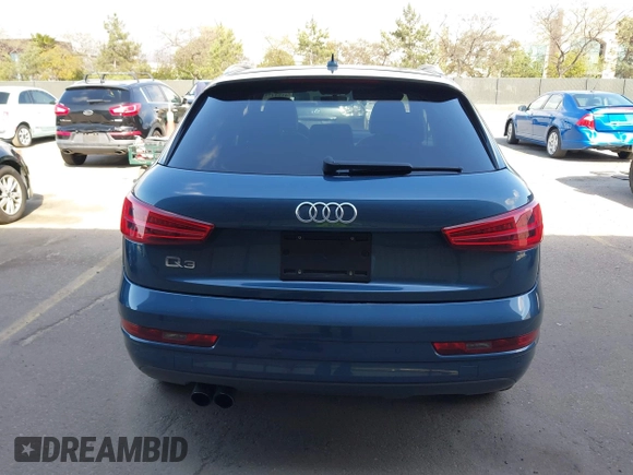 2018 Audi Q3 Premium with VIN WA1BCCFS0JR004485, listed as a IAAI auction lot 41944754 with 63,177 mi miles. Bid and sale history available at carsss.com. Image 16.