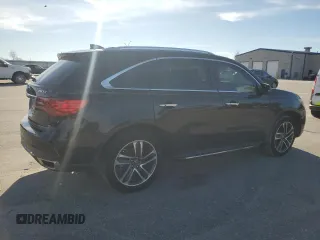 2017 Acura MDX Advance with VIN 5FRYD3H8XHB007018, listed as a Copart auction lot 45376275 with 116,938 mi miles and Salvage title. Bid and sale history available at DreamBid. Image 3.