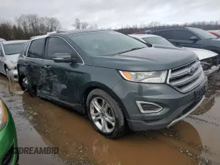 2015 Ford Edge Titanium with VIN 2FMTK4K91FBB83440, listed as a Copart auction lot 50348185 with 193,461 mi miles and Clean Title. Bid and sale history available at carsss.com. Image 4.