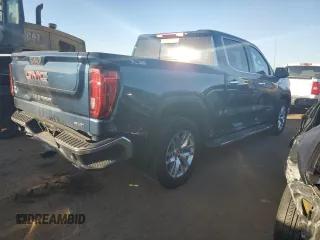 2022 GMC Sierra 1500 Limited SLT with VIN 3GTU9DET4NG208306, listed as a Copart auction lot 84487394 with 27,423 mi miles and Salvage Title. Bid and sale history available at carsss.com. Image 3.