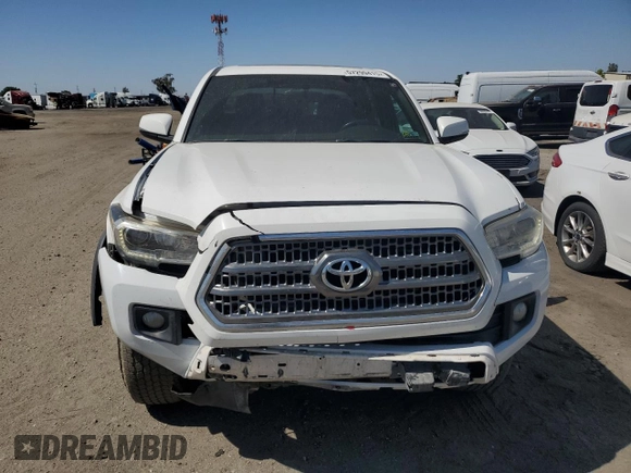 2017 Toyota Tacoma SR5 with VIN 3TMDZ5BN2HM027836, listed as a Copart auction lot 57299415 with 124,255 mi miles and Salvage title. Bid and sale history available at DreamBid. Image 5.