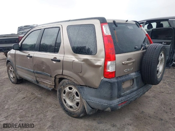 2005 Honda CR-V LX with VIN SHSRD68575U304619, listed as a IAAI auction lot 41764516 with 96,830 mi miles. Bid and sale history available at carsss.com. Image 3.