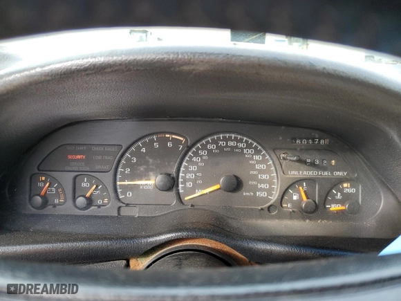 1996 Chevrolet Camaro Z28 with VIN 2G1FP22P3T2153186, listed as a Copart auction lot 78690694 with 260,178 mi miles and Salvage Title. Bid and sale history available at carsss.com. Image 9.