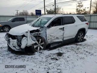 2021 Chevrolet Traverse LT with VIN 1GNERHKWXMJ252163, listed as a Copart auction lot 43426355 with 40,796 mi miles and Salvage title. Bid and sale history available at DreamBid. Image 1.