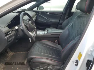2022 Genesis G80 3.5T Sport with VIN KMTGB4SD1NU127325, listed as a Copart auction lot 70395384 with 28,844 mi miles and Salvage Title. Bid and sale history available at carsss.com. Image 7.