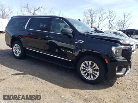 2021 GMC Yukon XL SLT with VIN 1GKS2GKD6MR358429, listed as a Copart auction lot 49319975 with 145,257 mi miles and Clean Title. Bid and sale history available at carsss.com. Image 4.