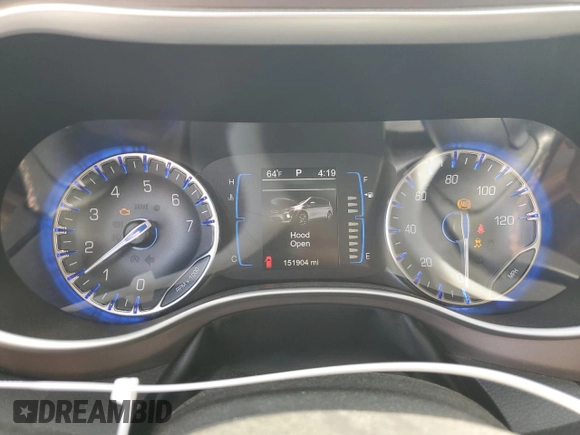 2017 Chrysler Pacifica Touring L with VIN 2C4RC1BG3HR576178, listed as a Copart auction lot 52801685 with 151,904 mi miles and Salvage Title. Bid and sale history available at DreamBid. Image 9.