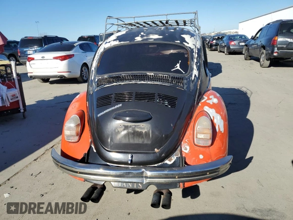 1971 Volkswagen Beetle with VIN 1112883099, listed as a Copart auction lot 87706835 with 8,087 mi miles and Salvage Title. Bid and sale history available at DreamBid. Image 6.
