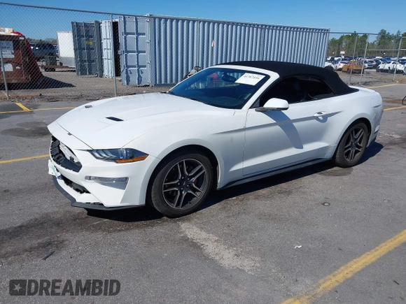 2018 Ford Mustang EcoBoost Premium with VIN 1FATP8UH7J5115146, listed as a IAAI auction lot 41767416 with 128,869 mi miles and . Bid and sale history available at carsss.com. Image 2.