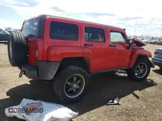 2007 Hummer H3 SUV with VIN 5GTDN13E378107824, listed as a Copart auction lot 56253784 with 172,007 mi miles and Salvage Title. Bid and sale history available at carsss.com. Image 3.