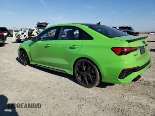 2024 Audi RS 3 z VIN WUAG4DGY8RA911239, wystawiony jako Copart lot #42005625 z przebiegiem 11 196 mil mil oraz Szkoda całkowita • Salvage title. Historia ofert i sprzedaży dostępna na DreamBid. Obrazek 2.
